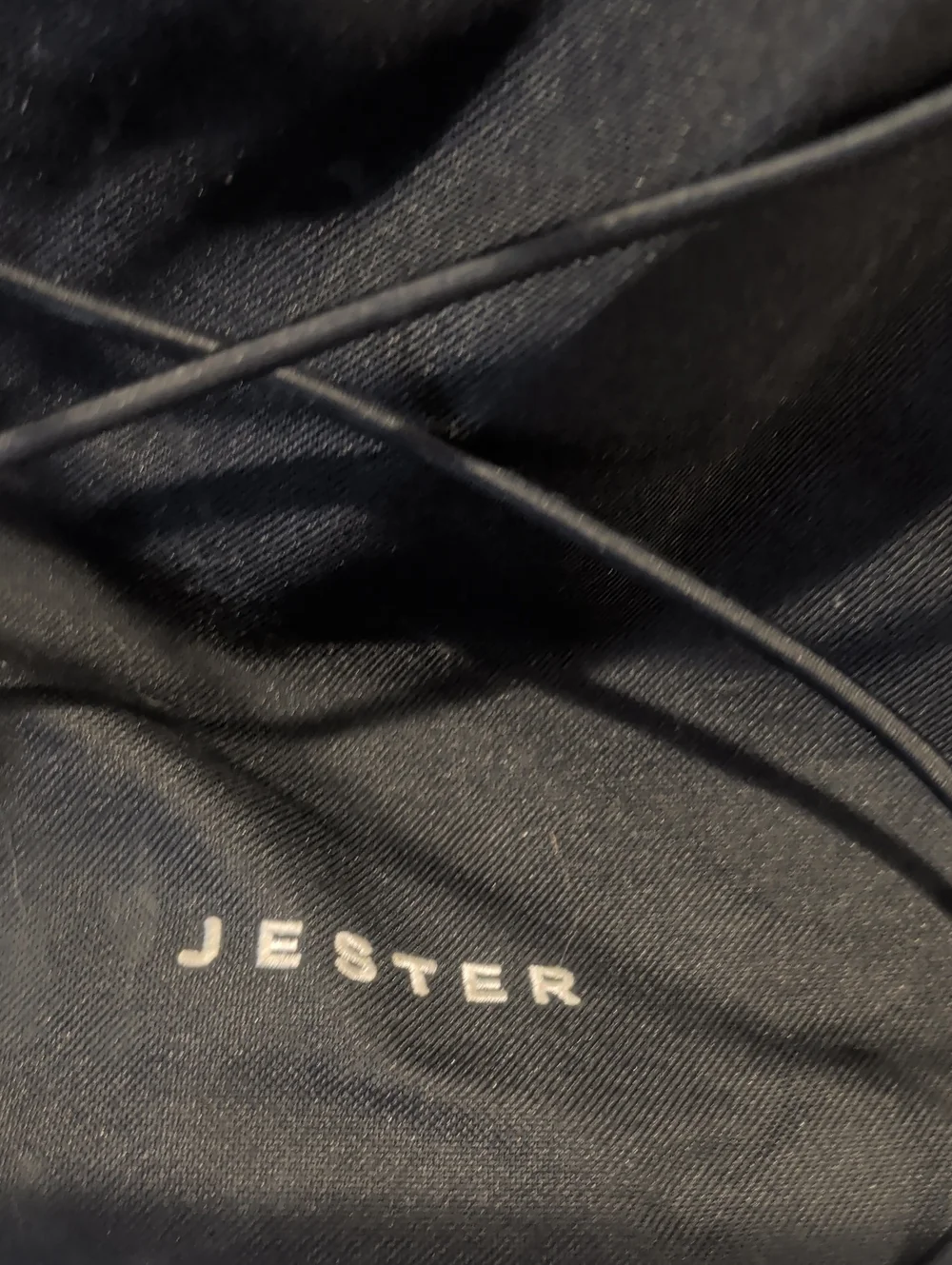 The North Face Jester Backpack in Black with White Logo Jester